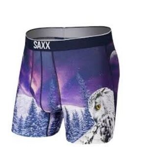 SAXX Volt Boxer Brief Owl NWT
